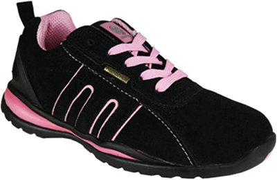 Ladies steel toe hot sale tennis shoes