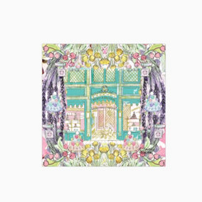 Laduree In Full Bloom Glass Kitchen Splashback