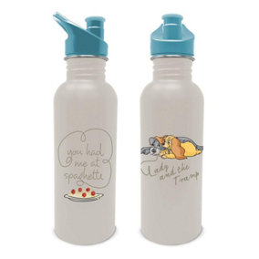 Lady And The Tramp You Had Me At Spaghetti Water Bottle White/Blue (One Size)