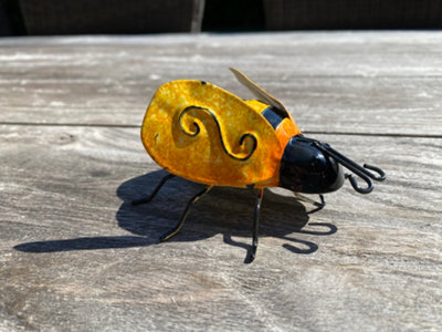 Ladybird And Bumble Bee Garden Wall Ornament