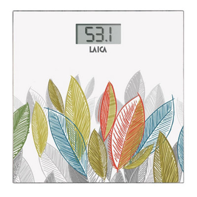 LAICA Electronic Bathroom Scale for Body Weight, 180kg, 396lb, 28st 4lb