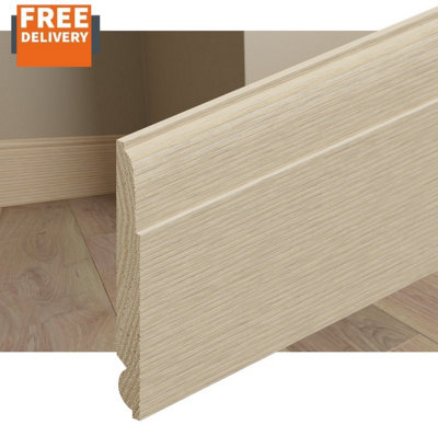 Lambs Tongue Pine Skirting Boards 145 x 20mm x 3.9m. (4  In A Pack) FREE DELIVERY