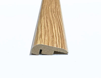 Laminate Wood Flooring MDF End Edge Threshold Trim Long 0.9m Length Strip - Louisiana Oak