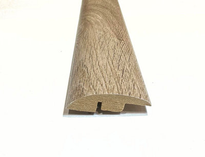 Laminate Wood Flooring MDF Ramp Edge Threshold Trim 0.9m Length Strip ...