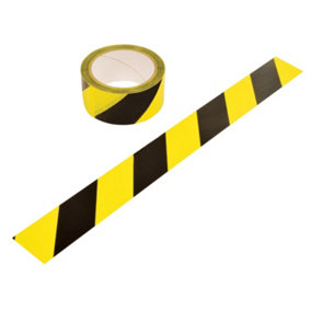 Laminated Chevron Hazard Warning Tape 50mm x 33m