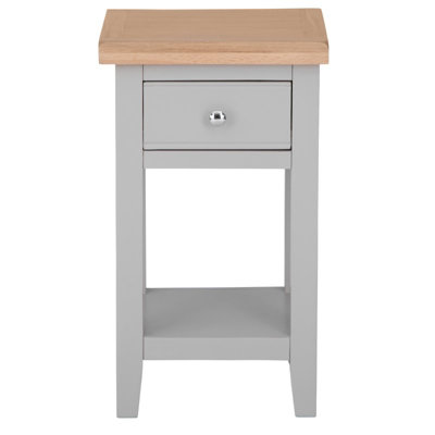 Lamp Table - L38 x W35 x H65 cm - Grey