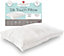 Lancashire Textiles 300 Thread Count Jacquard Cotton and Silk Blend Filling Box Pillow for Medium Support - Single Pillow