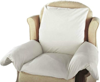Lancashire Textiles Cosy Comfort Chair Nest Cushion with Polycotton