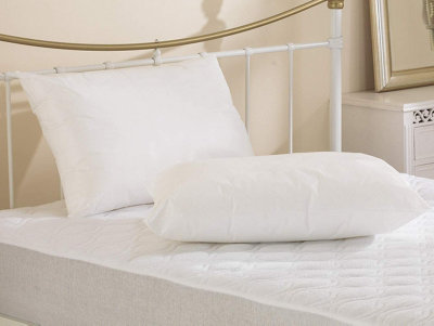 Lancashire Textiles Hospital Quality Medical Grade Waterproof Casing Wipe Down Pillows Medium Support - Single Pillow