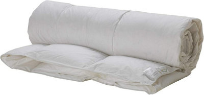 Lancashire Textiles Luxury Goose Feather & Down 4.5 Tog Double Duvet Hypoallergenic  for Comfortable and Sound Sleep