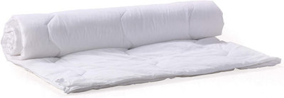 Lancashire Textiles Stay Cool Summer 4.5 Tog Polycotton Casing & Hollowfibre Filled Duvet - Super King