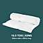 Lancashire Textiles Super-Soft Luxury Anti-Allergy Bamboo 10.5 Tog Duvet Breathable All Year Comfort - King Size