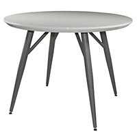 Lancaster Round Dining Table with Steel Legs 100cm