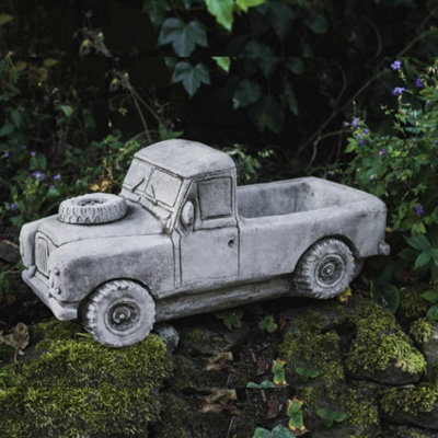 Land Rover Car Garden ornament Planter