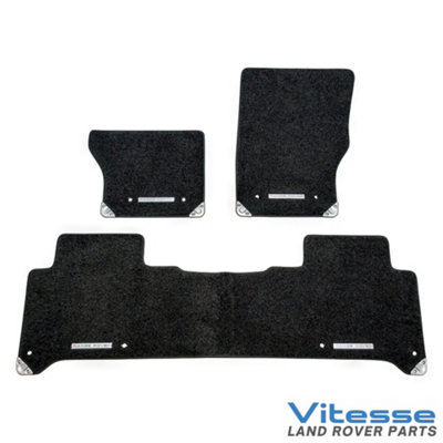 Land Rover Genuine Floor Mats Carpet Set RHD Ebony For Range Rover ...