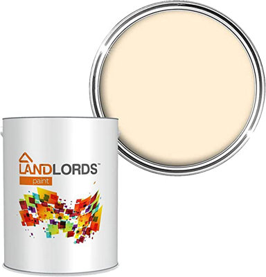 Landlords Anti Damp Paint London's Magnolia Matt Smooth Emulsion Paint 2.5L