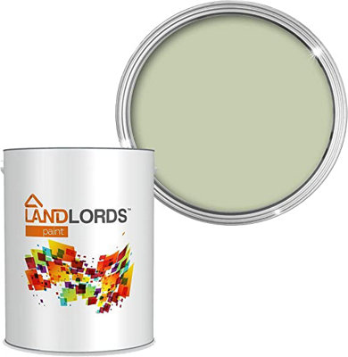 Landlords Anti Damp Paint Sage Green Matt Smooth Emulsion Paint 5L