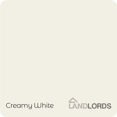Landlords Paint - Garden & Wood Paint - Best Weatherproof ALL Interior & Exterior Wood Protection - Creamy White - 1L