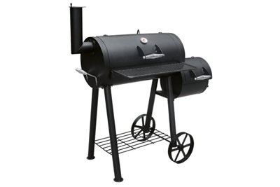 LANDMANN Memphis Smoker BBQ Black | DIY at B&Q