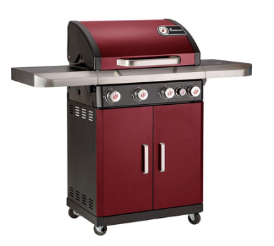 Landmann Rexon MCS Cook 4.1 Burner Gas BBQ With Recessed Side Burner ...