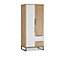 Landro Hinged Door Wardrobe - Classic Elegance Meets Modern Functionality - W800mm x H1900mm x D600mm