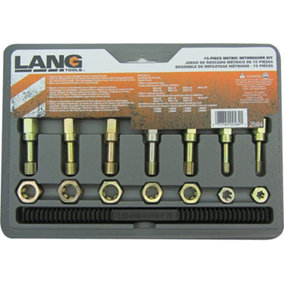 Lang Tools 15Pc Rethread Set Metric