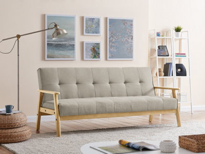 Cheap store cream couch