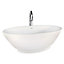 Langley White Freestanding Acrylic Bath (L)1700mm (W)790mm