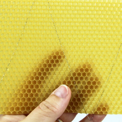 Langstroth Bee Hive Super Wired Wax Foundation Sheets x 10pcs