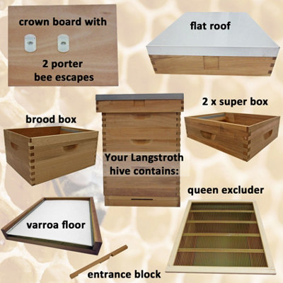 Langstroth Beehive In High Quality Cedar - 8