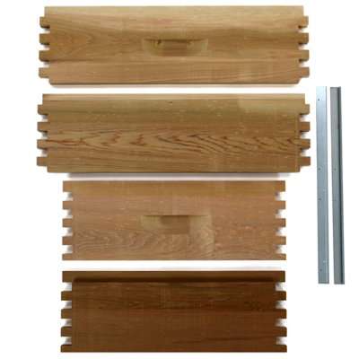 Langstroth Beehive Super Box In Cedar - 5