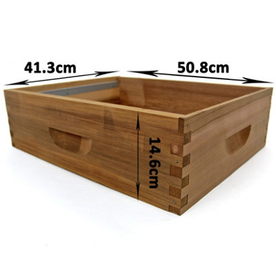 Langstroth Beehive Super Box In Cedar - 6