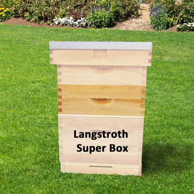Langstroth Beehive Super Box In Cedar - 8