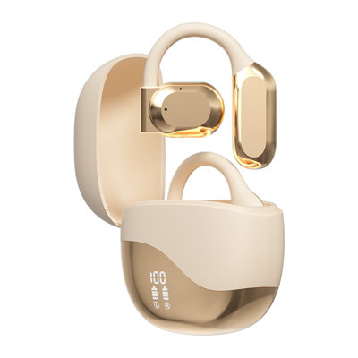 Translator Earbuds ベージュ フック型 Language Translator Earbuds Wireless AI Headphones 144 Languages