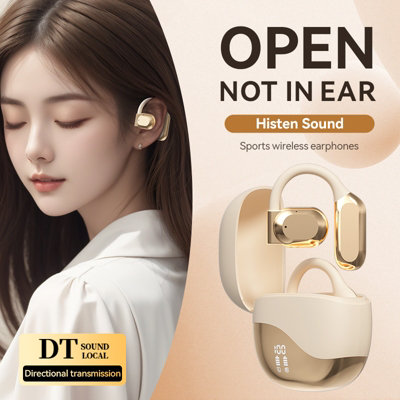 Translator Earbuds ベージュ フック型 Language Translator Earbuds Wireless AI Headphones 144 Languages