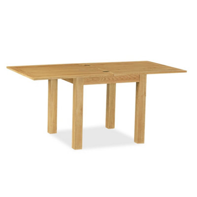 Lanner Oak Square 85-170cm Extending Dining Table 4-6 Seater - By Roseland Furniture