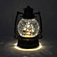 LANTERN Large Christmas Lantern LED, Glitter, Musical Light Nativity Decoration Xmas Home decoration Gifts 28cm