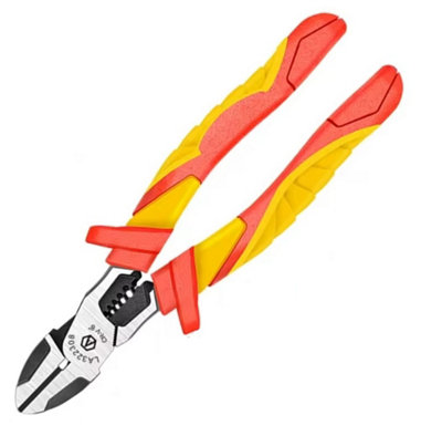 LAOA LA32230 VDE, wire stripper, cable cutter 192mm long soft grip crV steel