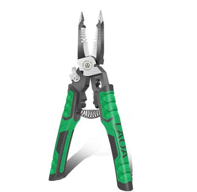 Japan Type Industrial Pliers - Cr-V Steel, Options: Combination 9", Cutter 6", Long Nose 6"