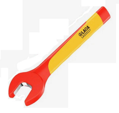 LAOA professional VDE spanner wrenches soft grip size 17mm, 180mm long