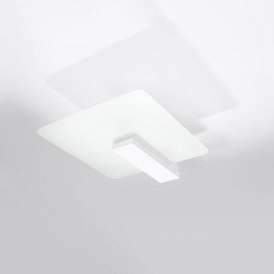 Lappo Wood White 2 Light Classic Ceiling Light