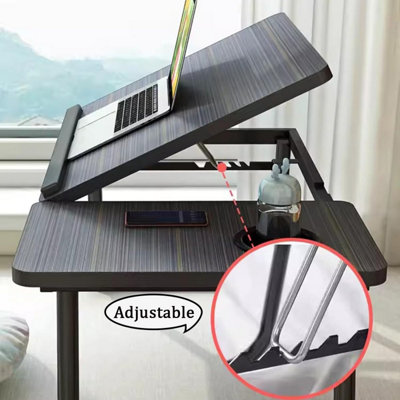 Laptop Bed Table Computer Notebook Desk Stand with Foldable Legs & Cup ...