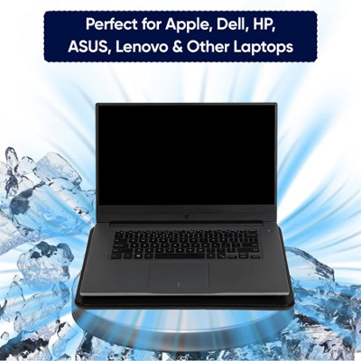 Laptop Cooling Pad 3 Ultra Quiet Fans Adjustable Height Setting Gaming Cool Pad - 8