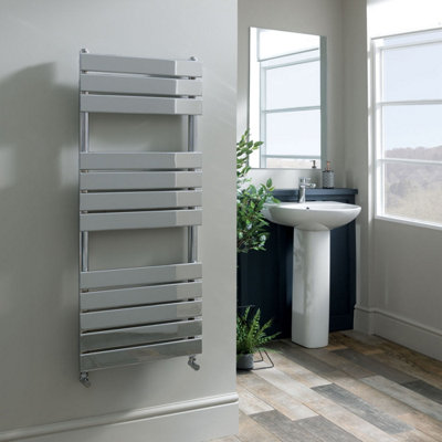 Lara Designer Towel Radiator Chrome 800 x 500mm