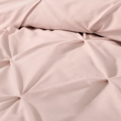 Lara Luxury Ruched Duvet Cover Set