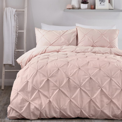 Lara Luxury Ruched Duvet Cover Set