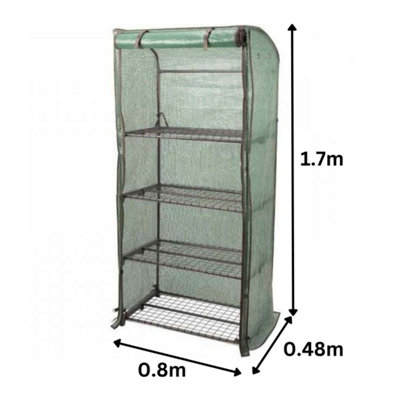 Large 1.7m Garden Greenhouse Grow House