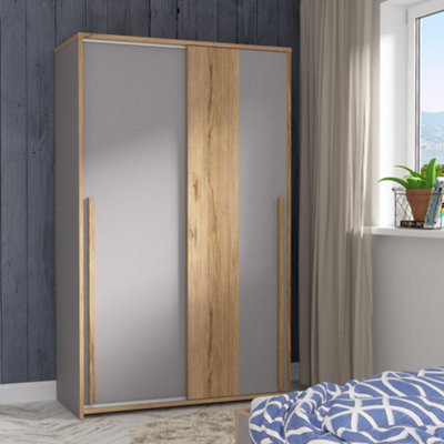 Large sliding deals wardrobe with drawers