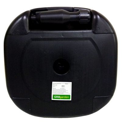 Large 20L Black Plastic Parasol Base Umbrella Stand Sunshade Holder