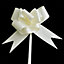 Large 30mm/3cm Ribbon Pull Bows Ivory for All Occation Decoration , 20PK